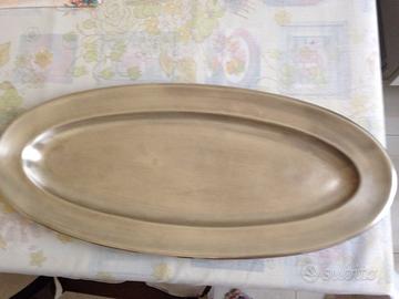 Vassoi argentati 1 ovale 1 quadrato