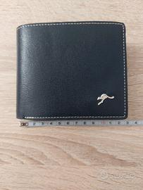Portafoglio Uomo Ecopelle Blu Navy