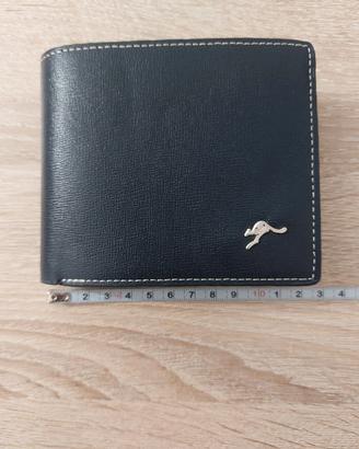 Portafoglio Uomo Ecopelle Blu Navy