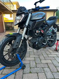 yamaha mt-125 ABS MAT GRAY METALLIC 3