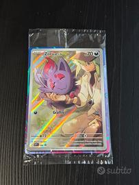 Etb avventure solo con accessori e carta promo