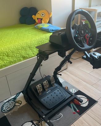 Volante logitech G29 con marce e postazione