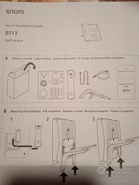 telefono da tavolo Snom d713