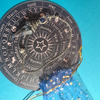 pendolo esoterico con tavola 