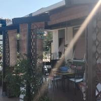 Pergola in legno con copertura PVC 10 mt x 5 mt