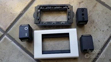 Bticino living classic serie vecchia modulo 3 post