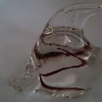 Pesce tropicale in vetro soffiato.