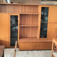 Soggiorno/parete attrezzata Rovere 