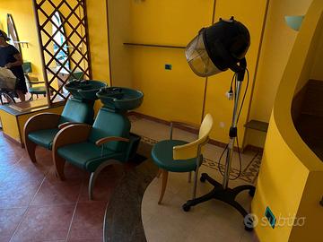 set completo parrucchiera vintage