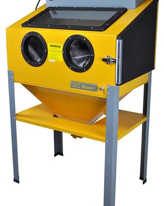 Sabbiatrice con plafoniera