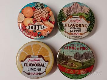 VECCHIE SCATOLE DI LATTA CARAMELLE FASSI VINTAGE