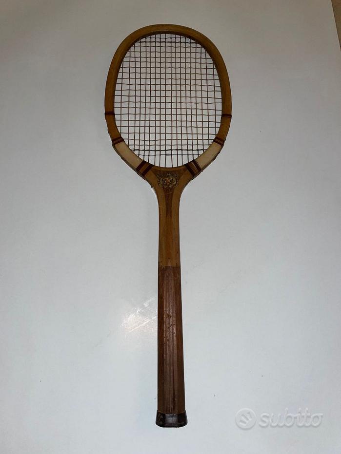 Raquette Tennis Bois Spalding Impact-120 – Vintage – Avec Housse Et Balle – Occasion