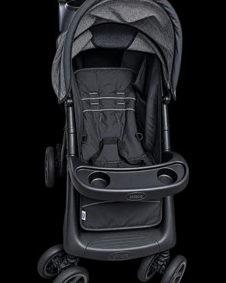 Passeggino Hauck nero grigio