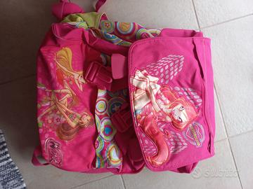 zaino winx rosa scuola grande