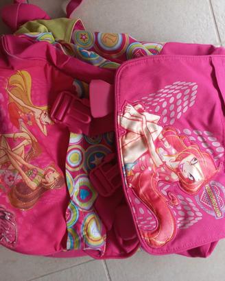 zaino winx rosa scuola grande