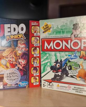 GIOCHI DA TAVOLO CLUEDO MONOPOLI