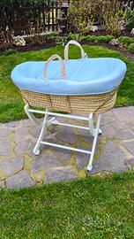 Culla / Cesta per neonato in vimini - Pali
