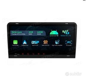 AUTORADIO GPS PER Audi A3 Android 14 4/64 gb  WiFi