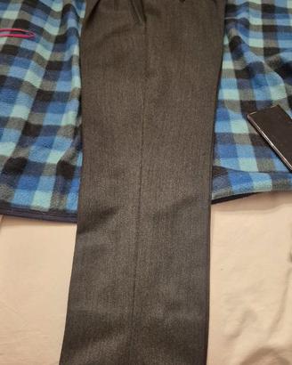 Pantaloni strutturati uomo taglia 44 100%lana