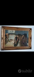 I piallatori di parquet quadro inclusa cornice