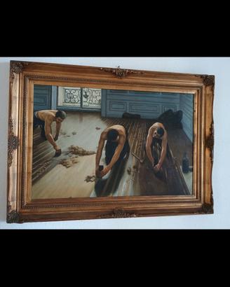 I piallatori di parquet quadro inclusa cornice