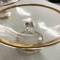 Tortiera - Alzata per dolci con bordo dorato