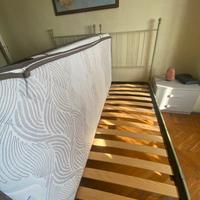 Letto ferro battuto+materasso memory Marion