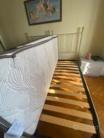Letto ferro battuto+materasso memory Marion