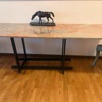 Tavolo consolle piano marmo design