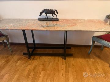 Tavolo consolle piano marmo design
