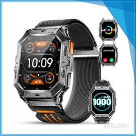 Smartwatch da uomo, display AMOLED, nuovo