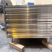 cassettiera in acciaio inox usato