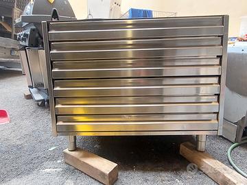 cassettiera in acciaio inox usato