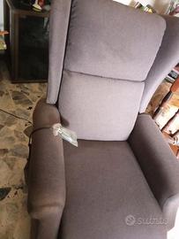 poltrona relax per assistenza all'alzata