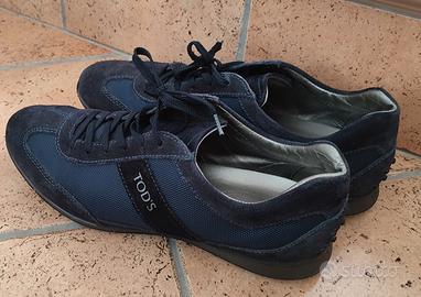 Scarpe Tod's uomo blu 9 1/2 originali