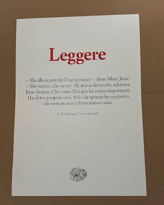 Quadro Leggere Salinger Racconti Nuovo