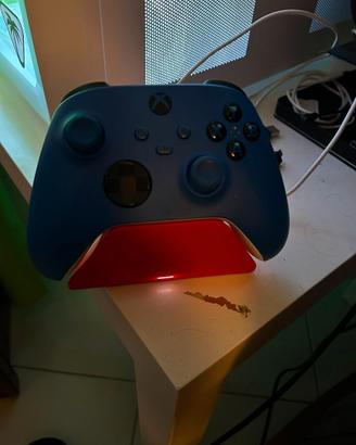 Joypad XBox Shock Blue + Base ricarica Pulse Red