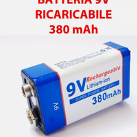 Batteria 9V ricaricabile