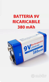 Batteria 9V ricaricabile