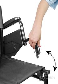 Sedia rotelle pieghevole leggera trasporto