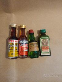 Lotto n. 4 bottigliette amari classici