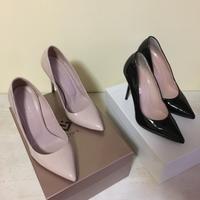 Scarpe decoltè con tacco eleganti lucide