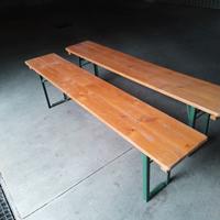 panche da giardino in legno gambe piegh