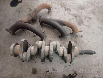 Collettore scarico alfa romeo e albero motore