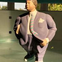 Statuetta l’aquilone in ceramica