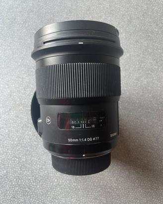 Sigma 50mm F1.4 DG HSM Art per Nikon F Obbiettivo