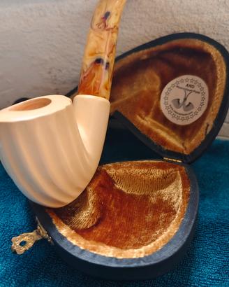 Pipa in Meerschaum usata con custodia originale 