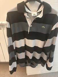 Polo Lacoste taglia m/l manica lunga