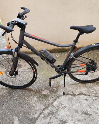Bici Btwin Riverside 900 Colore Grigio/Arancione