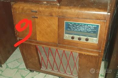 Radio Fonografo Irradio Epoca Valvole Vintage